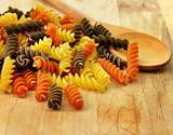 Colorful pasta