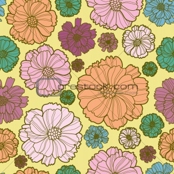 Floral botany pattern