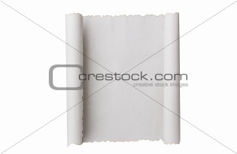 Antique paper scroll 