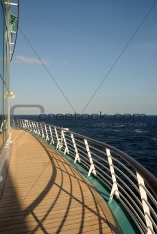 Ocean liner deck