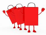 Red sale percent bags wave 