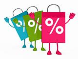 Colorful sale percent bags wave 