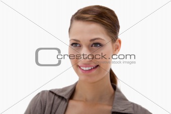 Beautiful smiling young woman