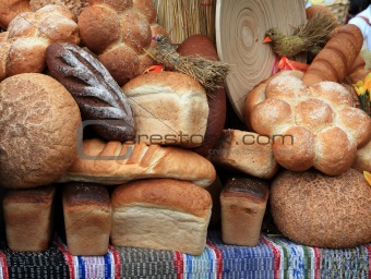 bread on rural market