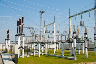 high-voltage substation