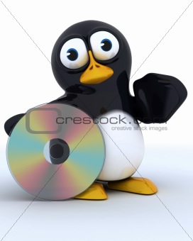 Glossy Penguin Character