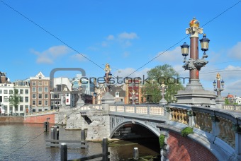 Blue Bridge  in Amsterdam