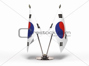 Miniature Flag of  South Korea