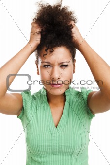 Frustrated woman