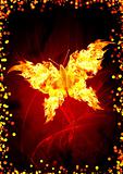 Burning butterfly