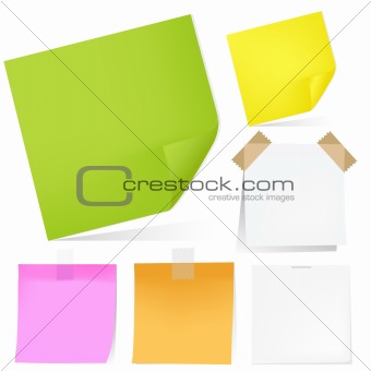 Color Notes Paper Set