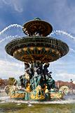 Fountain at Concorde in Paris