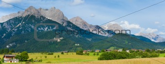 Alps summer panorama (Austria).