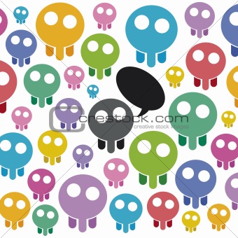Manifestation of skulls