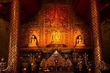 "Phra Sihing Buddha" Thai gold statues