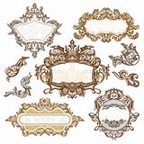 set of royal vintage frames