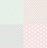 set of simple cute backgrounds