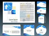 abstract puzzle based digital corporate id