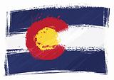 Grunge Colorado flag