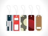 abstract multiple tags design template