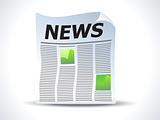 abstract news paper icon