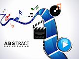 abstract multiple video background