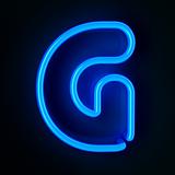 Neon Sign Letter G
