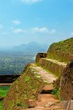 View from mount Sigiriya, Sri Lanka (Ceylon).