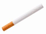 Single cigarette with filter