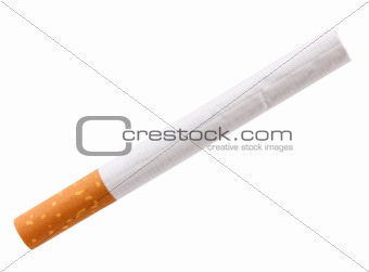 Single cigarette with filter