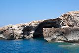 Blue sea of Lampedusa, Sicily. 