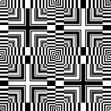Seamless op art pattern. Abstract geometric design.