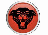 Black Panther Head Button