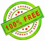 free of charge gratis