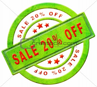sale 20% off