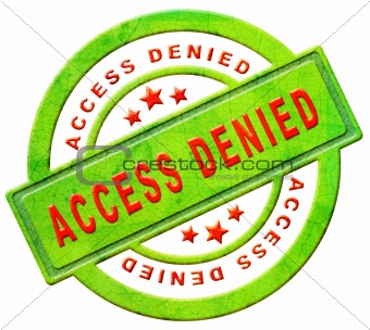 access denied closed