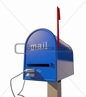 mailbox with USB port