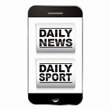 Smart phone sport news