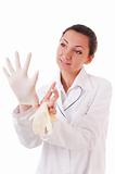 Medical gloves dressing