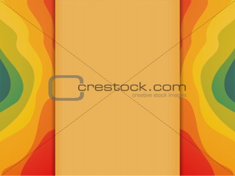 Colorful Waves Background with Copyspace