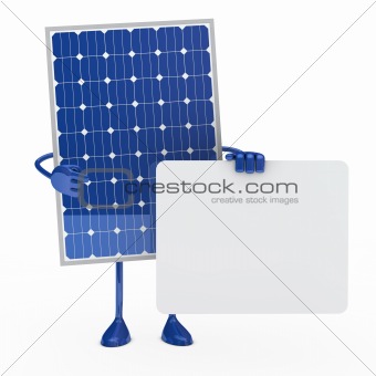 blue solar panel figure 
