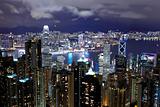 Hong Kong in night