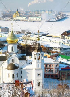 February view of Church Kazan Icon of the Mother of God Nizhny N