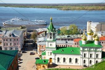 Spring in Nizhny Novgorod Russia