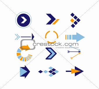 Directions Icons vector 2