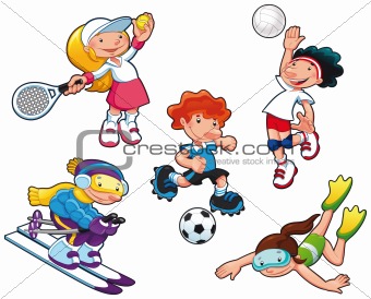 Sport characters.