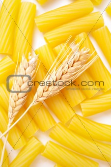 Pasta with wheat ears