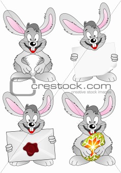 Set Easter Rabbit