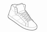 outline shoes
