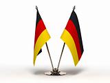 Miniature Flag of Germany (Isolated)